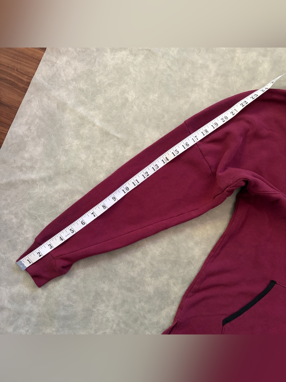 Victorias Secret PINK maroon varsity quarter zip oversized sweatshirt - Picture 9 of 10